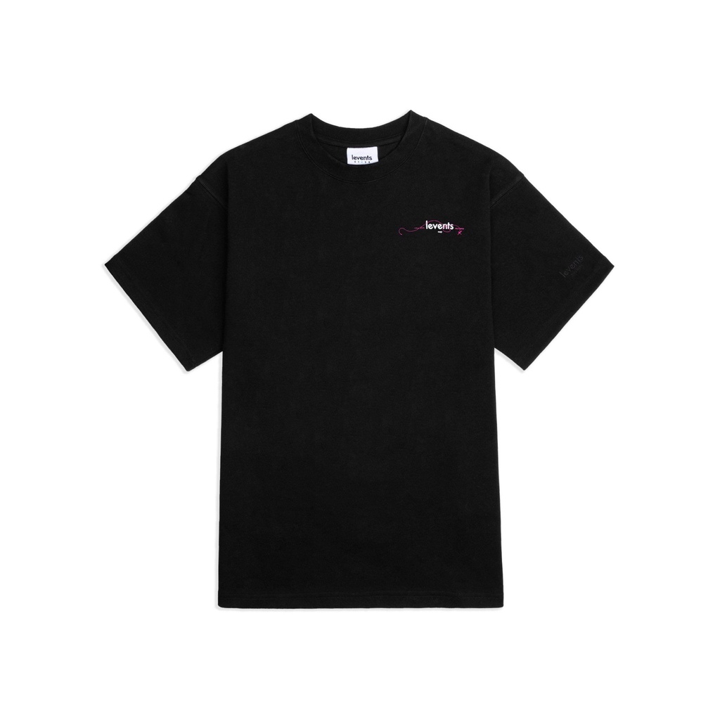 ÁO THUN LEVENTS MAP TEE/ CREAM & BLACK (Click Ưu Đãi Mua Kèm Deal Sock)