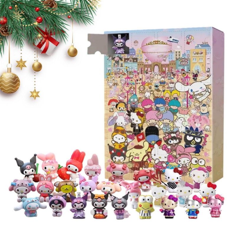Hộp quà giáng sinh Kuromi Christmas Advent Calendar 24pcs