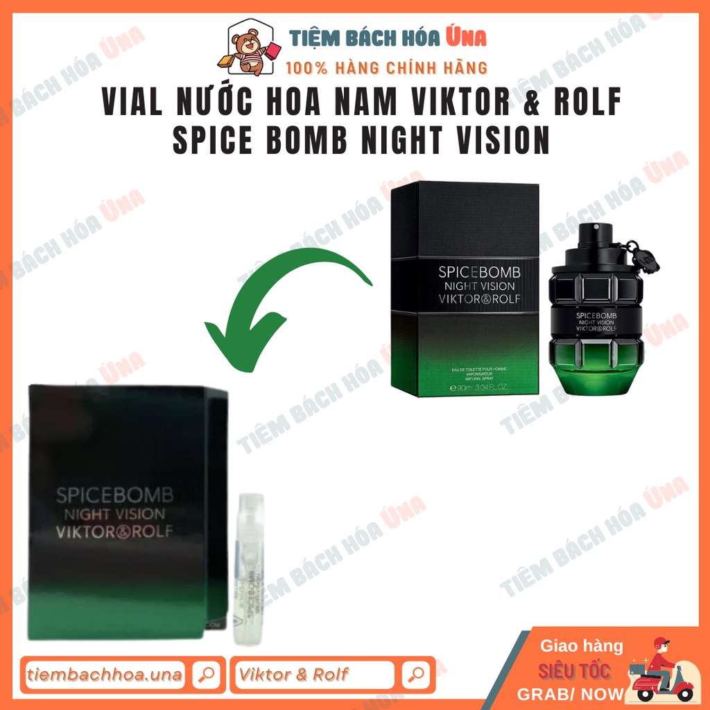 Vial, mẫu thử nước hoa nam Viktor & Rolf