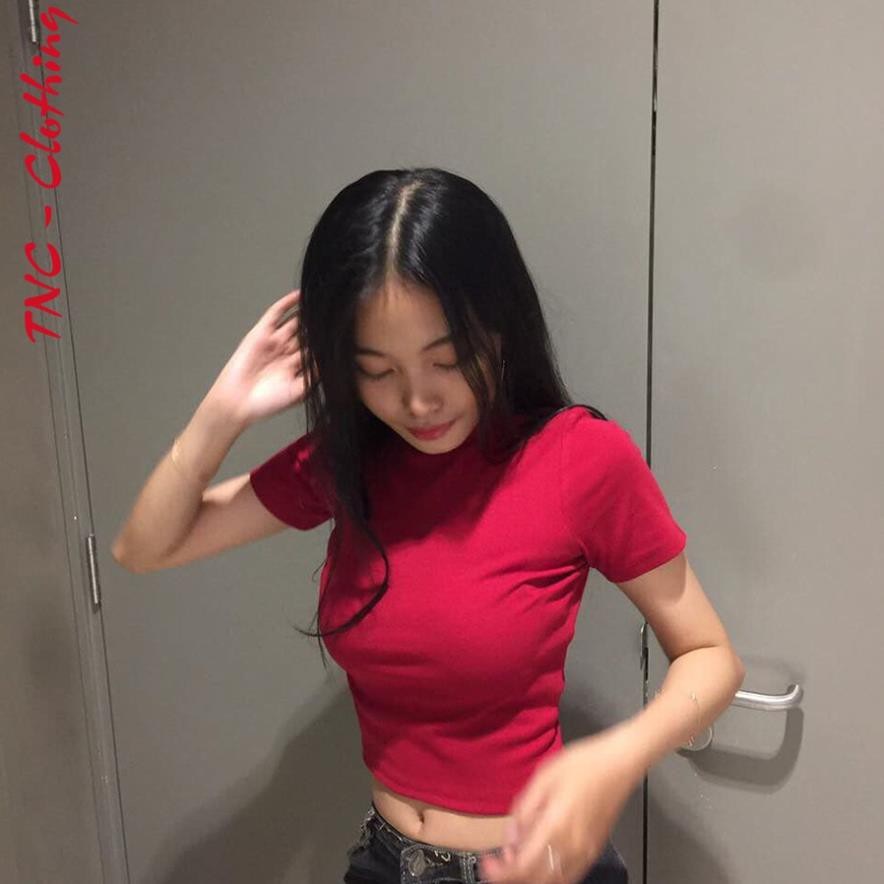 Áo CROPTOP Cộc Tay From Ôm Thời Trang
