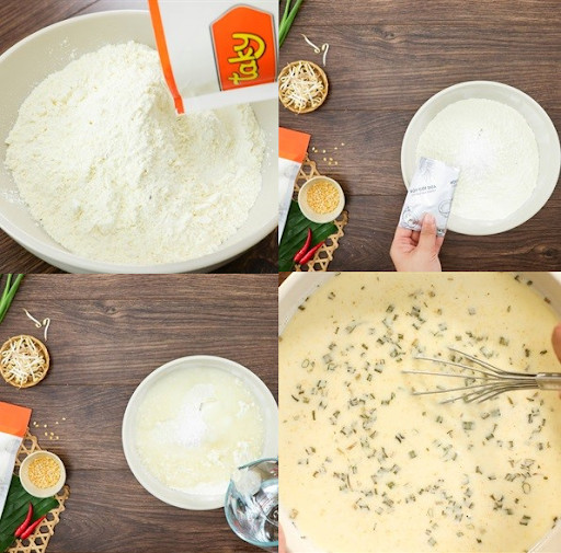GÓI 500GR BỘT BÁNH XÈO CỐT DỪA TAKY