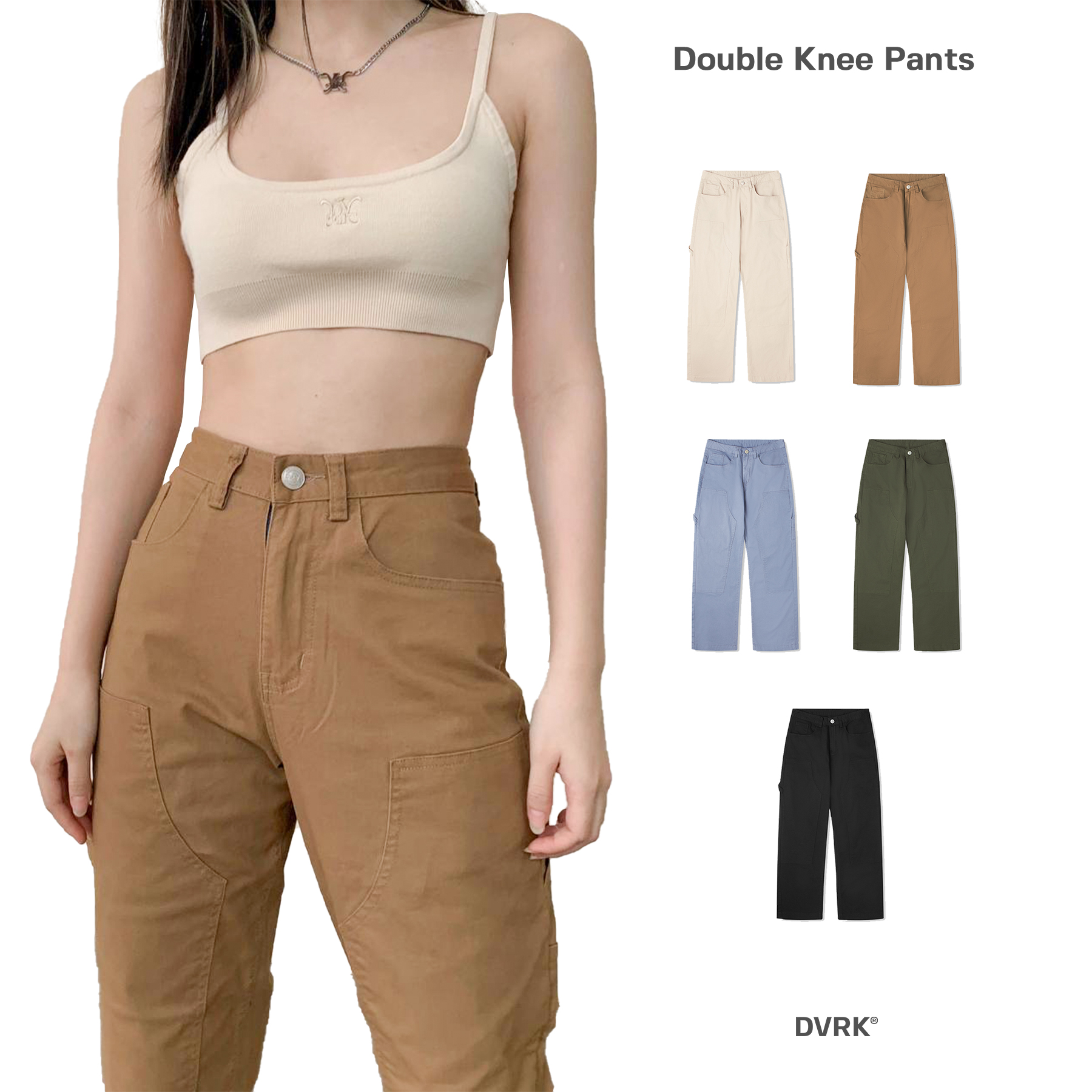 DVRK - Quần dài DOUBLE KNEE-DVRK-21SS