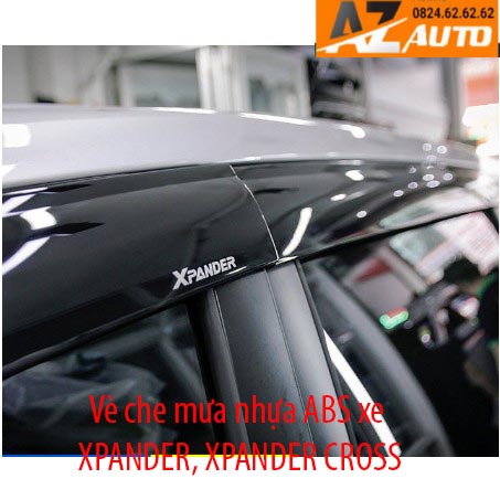 Vè che mưa mitsubishi xpander 2018-2022, xpander cross nhựa abs đen