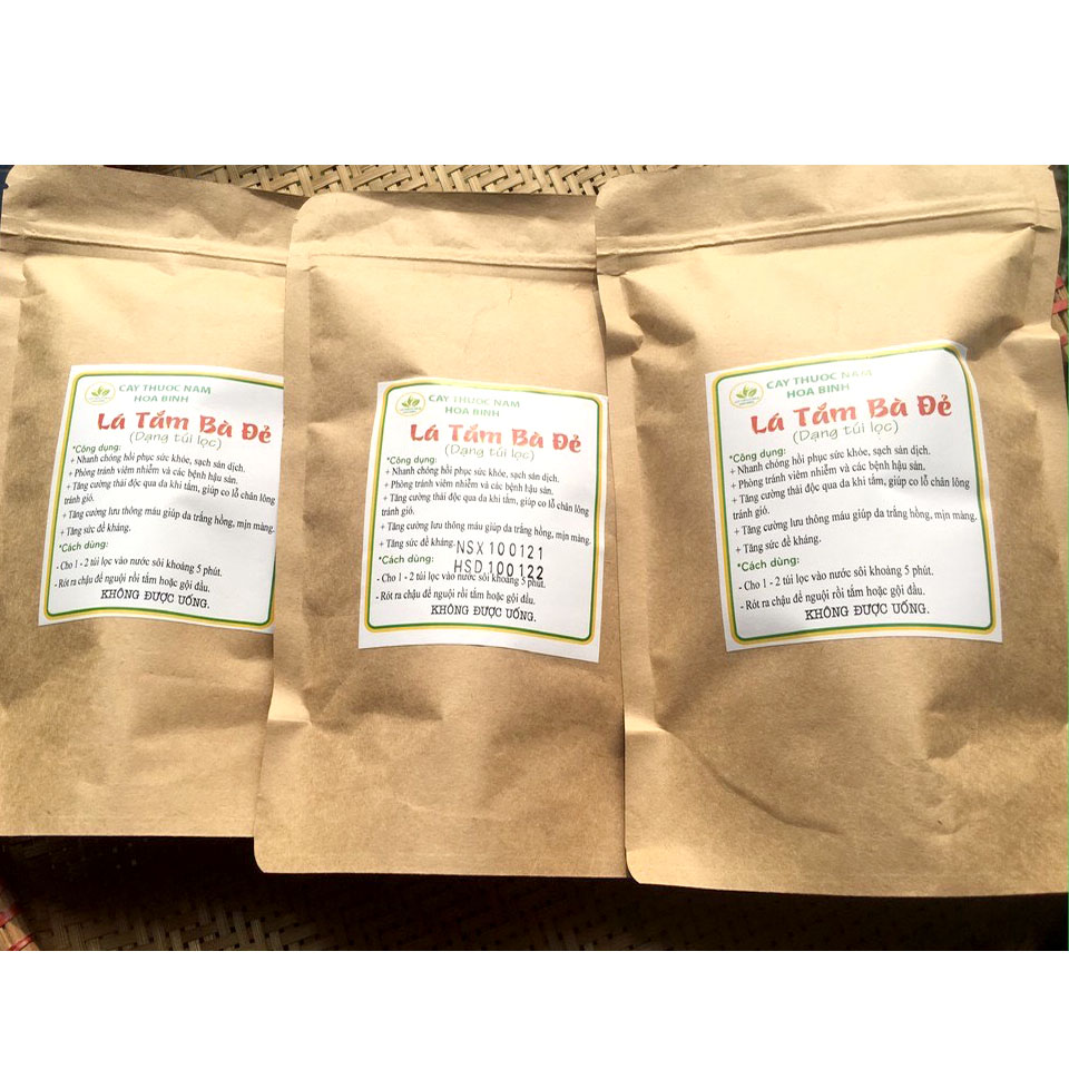 Lá tắm dao đỏ cho bà đẻ (BỊCH 12 TÚI LỌC)