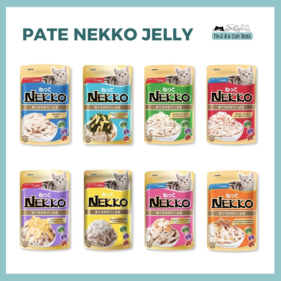[Combo 12 Gói] Pate Cho Mèo Nekko 70g