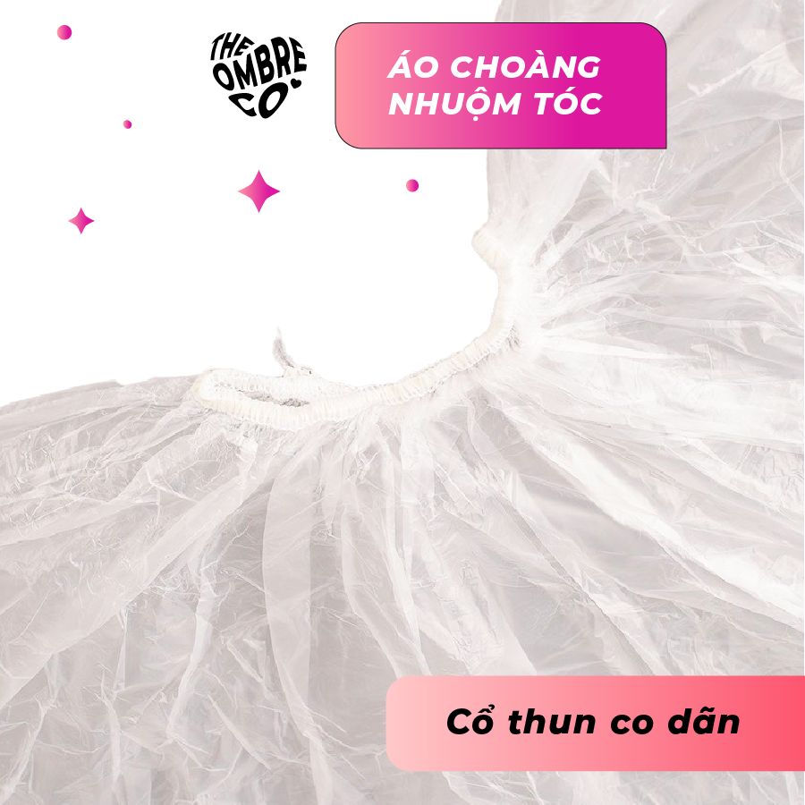 Áo choàng nhuộm tóc nilon dày dặn TheOmbreCo