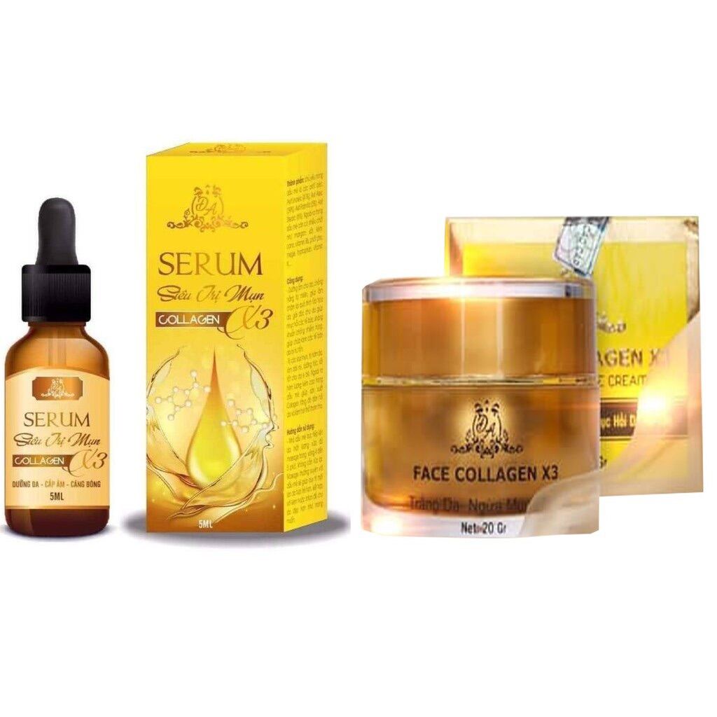 [Chính hãng] Serum mụn Collagen X3 Luxury mỹ phẩm Đông Anh