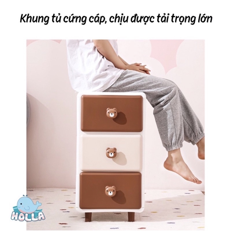Tủ Đa Năng Gấu/Thỏ Cao Cấp Holla