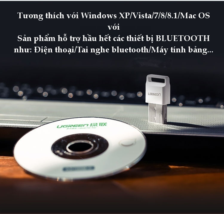 Thiết bị USB thu Bluetooth 4.0 Ugreen 30524 - UG30524