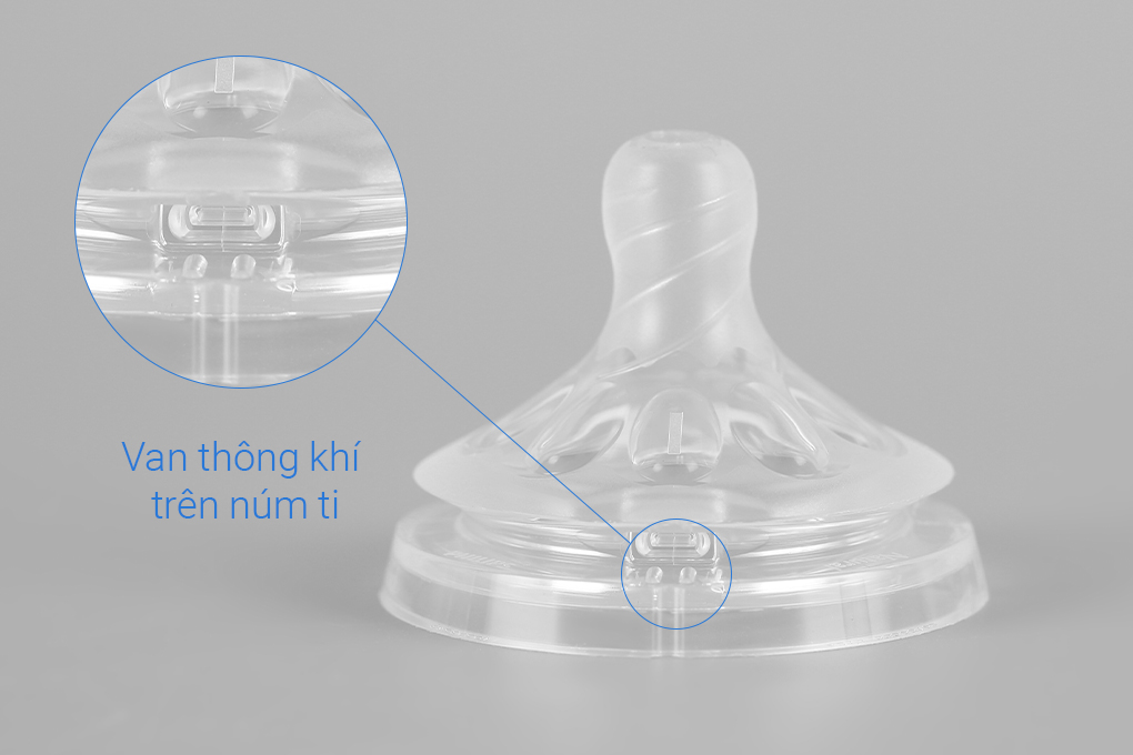 Vỉ 2 NÚM TY PHILIP AVENT BÌNH CỔ RỘNG ĐỦ SIZE (0-5)