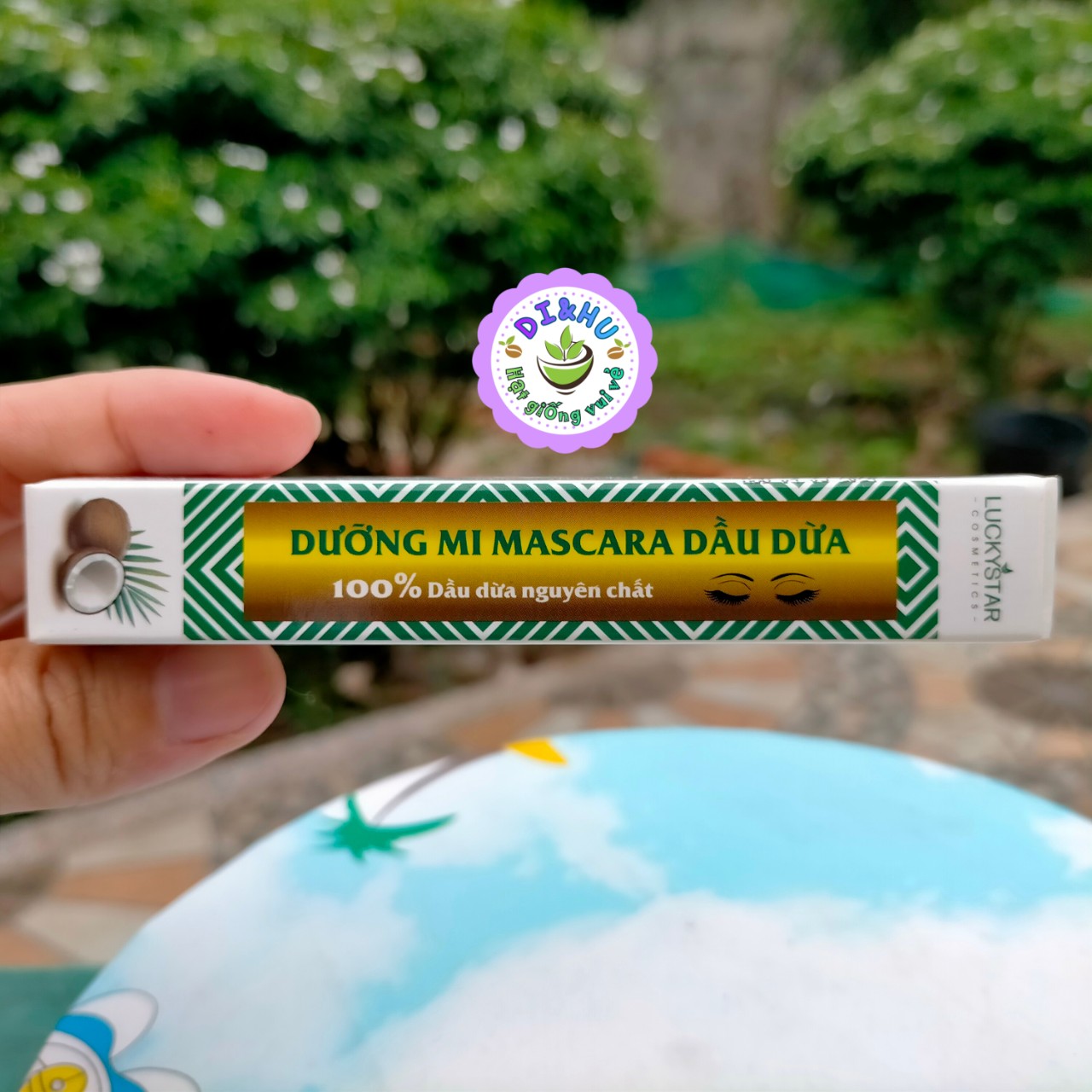Dưỡng mi Mascara dầu dừa Lucky Star- 10ml