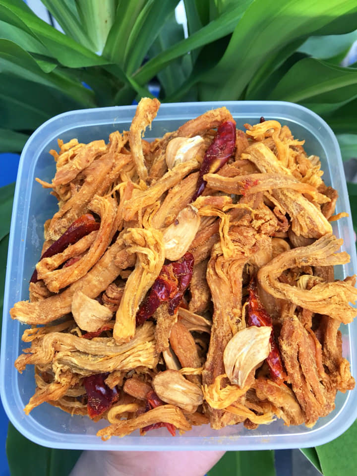 Khô Heo Cháy Tỏi Hủ 500G