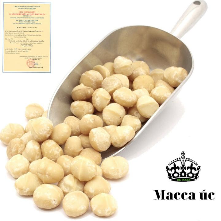 NHÂN MACCA ÚC HỘP 500G LOẠI CAO CẤP NK