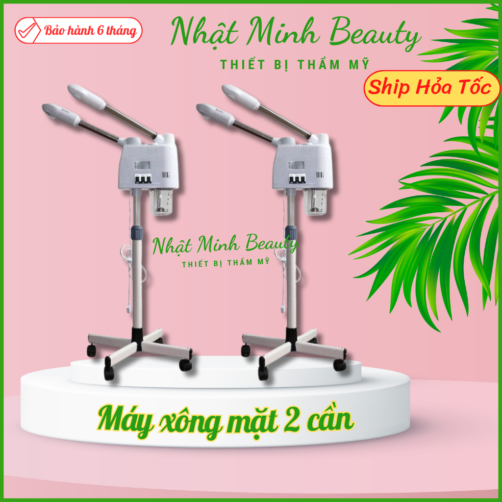 Máy xông hơi 2 cần nóng lạnh cho spa