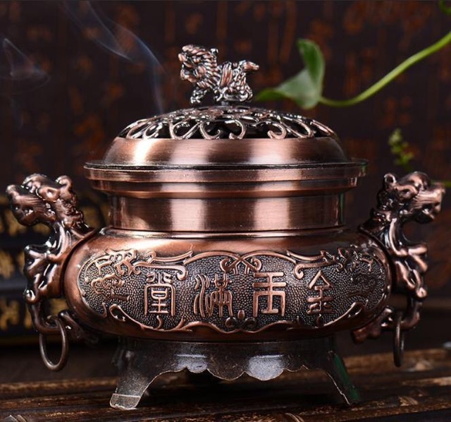 Lư Xông Trầm Tai Rồng - lư đốt trầm