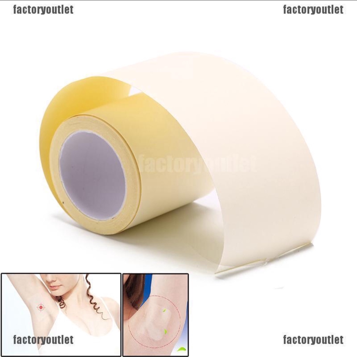 1 cuộn 2 mét trong suốt dán thấm mồ hôi nách