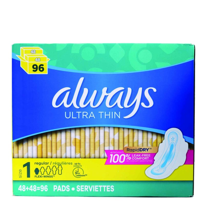 BĂNG VỆ SINH ALWAYS ULTRA THIN (48 MIẾNG) - Size 1