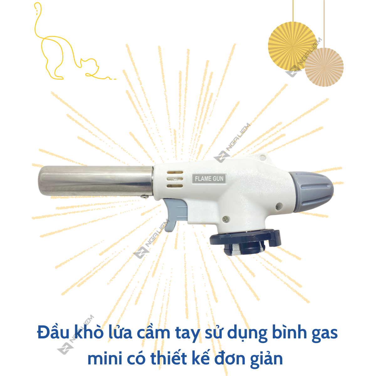 Khò Ga No.920 Trắng Flame King Tools [Hàng Giá Siêu Tốt]