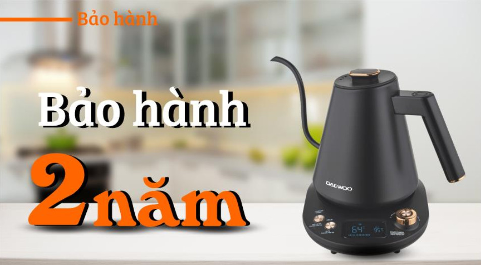DAEWOO ẤM ĐUN SIÊU TỐC DWK-GN10LCD - Hàng chính hãng