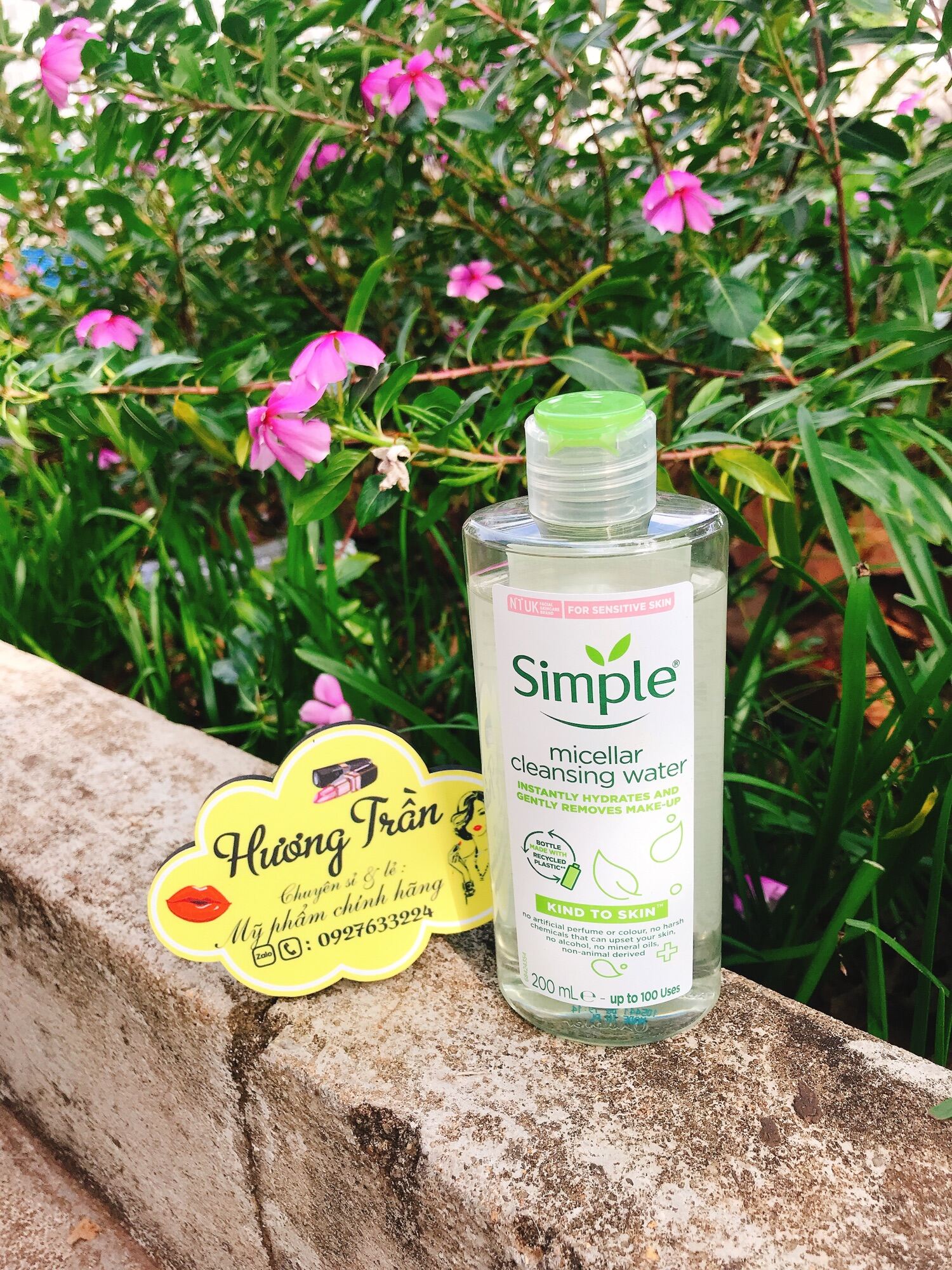 Combo sữa rửa mặt - toner - tẩy trang Simple