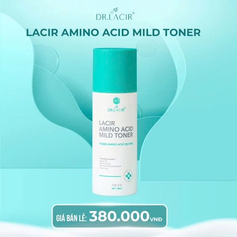 Toner cốt yến Saffron Dr Lacir - Lacir Amino Acid Mild Toner DrLacir