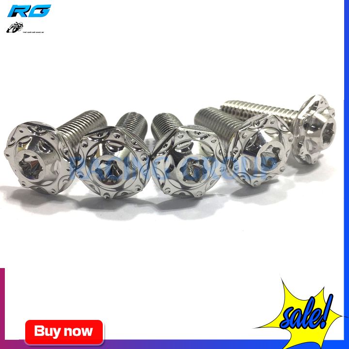Ốc 8li25 Inox Gắn Xe Máy Nhiều Loại (Giá 1 Con)