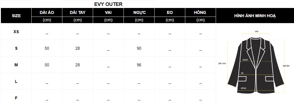 Áo Evy Outer