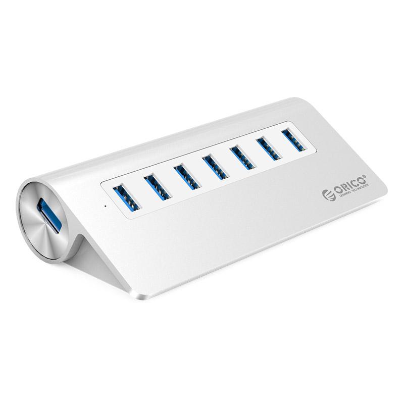 [HCM]Bộ chia 7 Cổng Usb 3.0 Orico Vỏ Nhôm