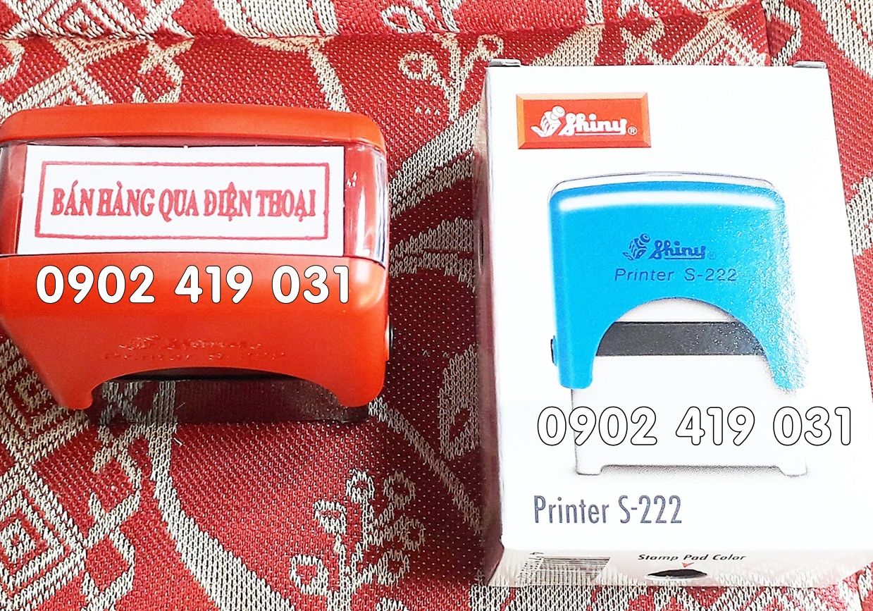 Con Dấu Bán Hàng Qua Điện Thoại [ Shiny Printer 14 x 38mm ]