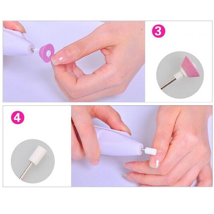 [HCM]Máy mài móng bằng pin