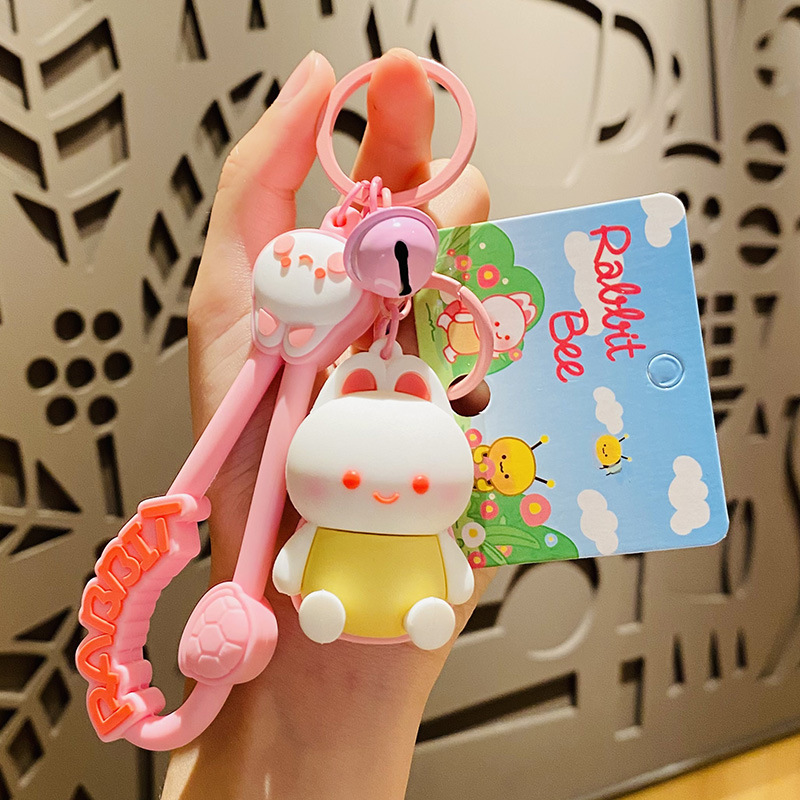 Móc khoá rùa và thỏ xinh xắn