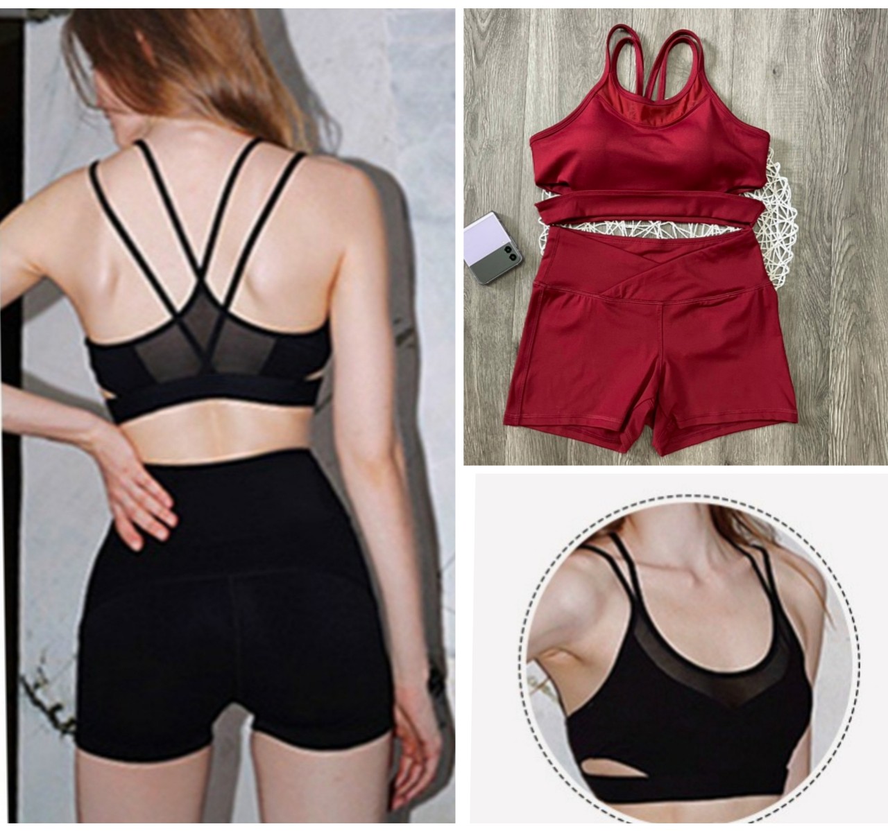 set quần áo tập gym yoga nữ