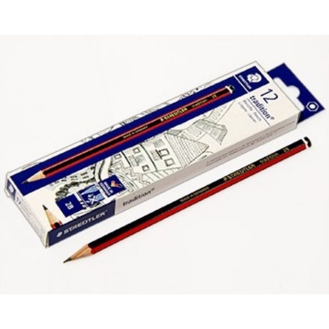 1 Cây bút chì Đức 2B Sọc đỏ