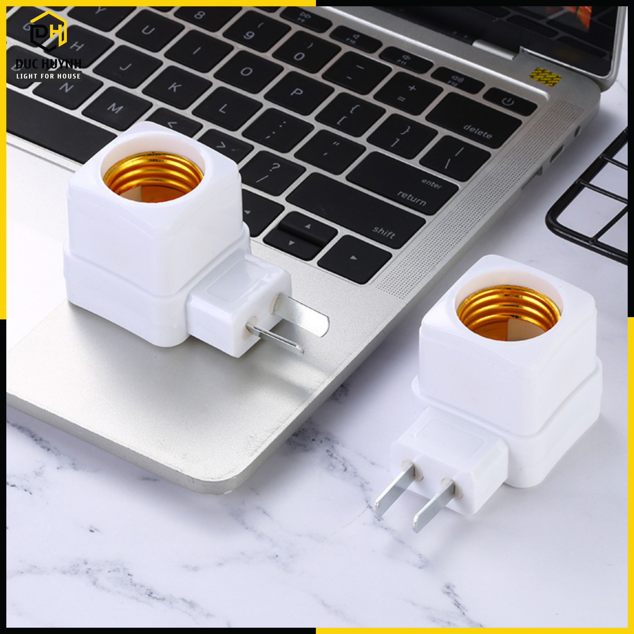 Đui đèn E27 có công tắc tiện lợi DN090