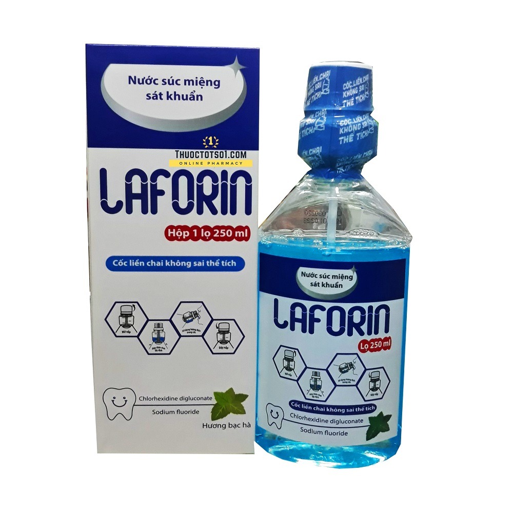 ✅✅ Nước súc miệng LAFORIN chai 500ml