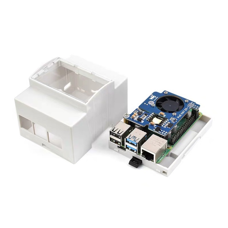 Case Nhựa Cài Thanh Din-Rail Tủ Điện Cho Raspberry Pi 4