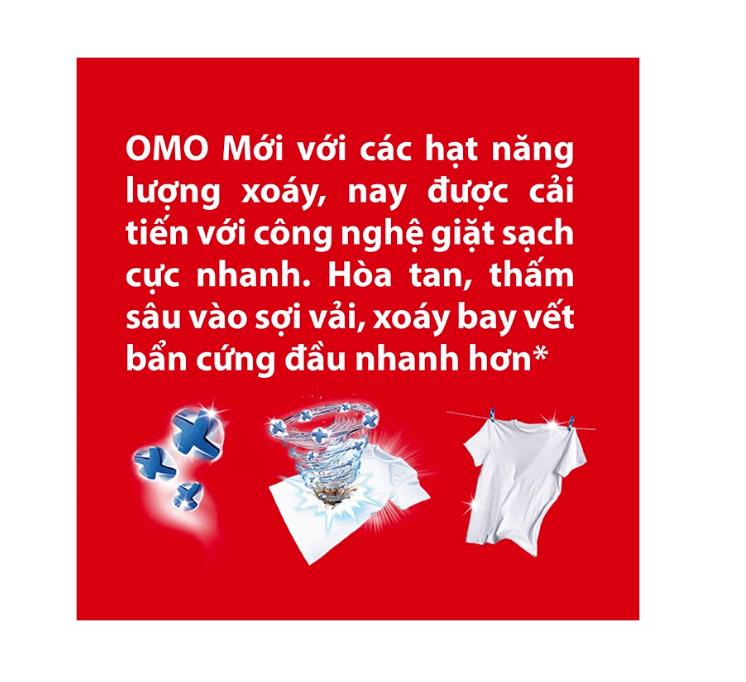 Bột Giặt Omo Hệ Bọt Thông Minh Gói 800g
