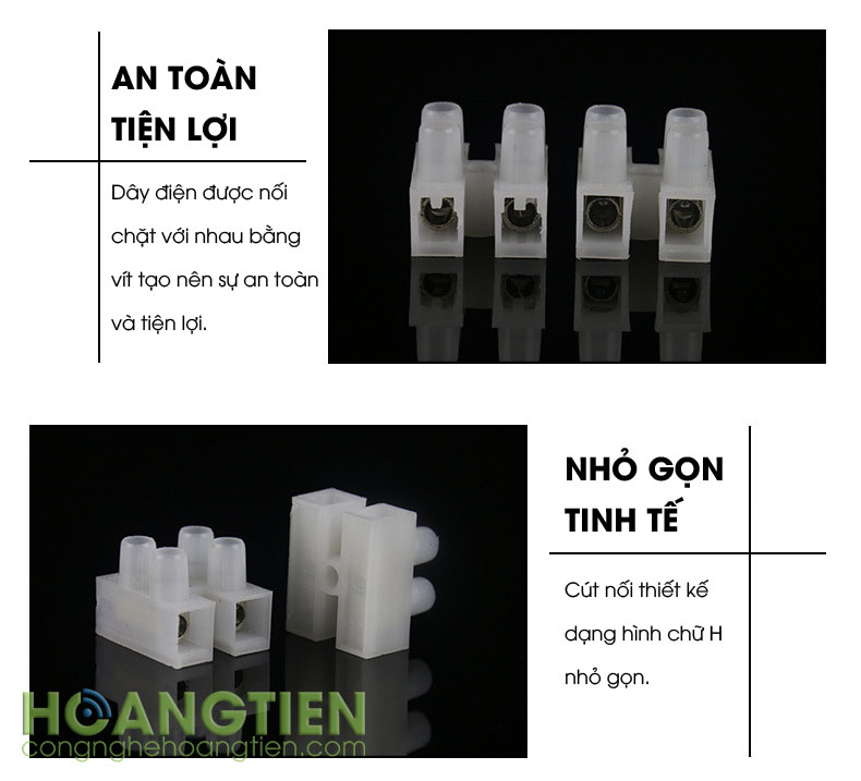 [HCM]Bộ 50 cút nối dây điện bắt vít PA10-2P