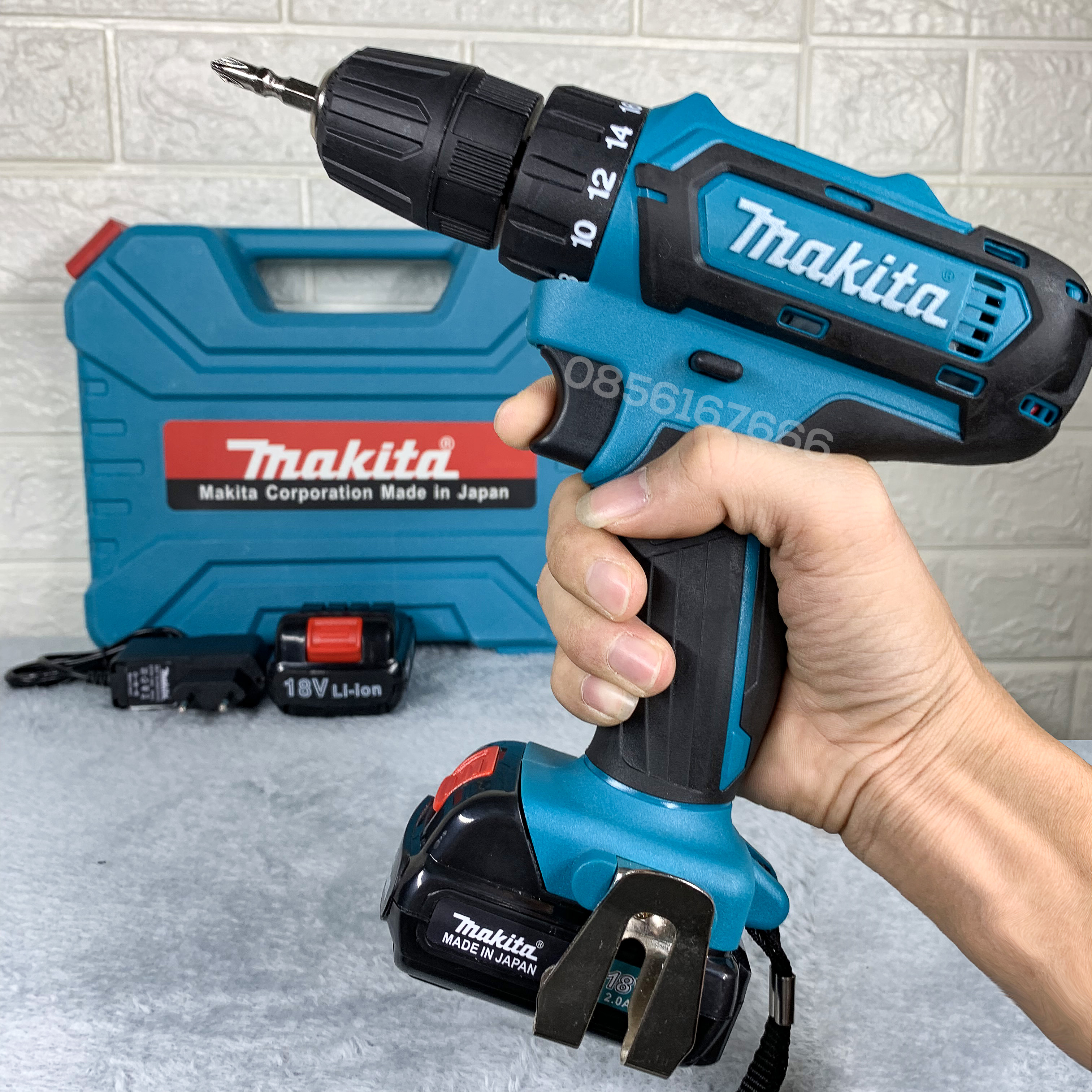 Máy bắt vít PIN cầm tay MAKITA 18v - máy khoan MAKITA 18V - máy bắn tôn ...