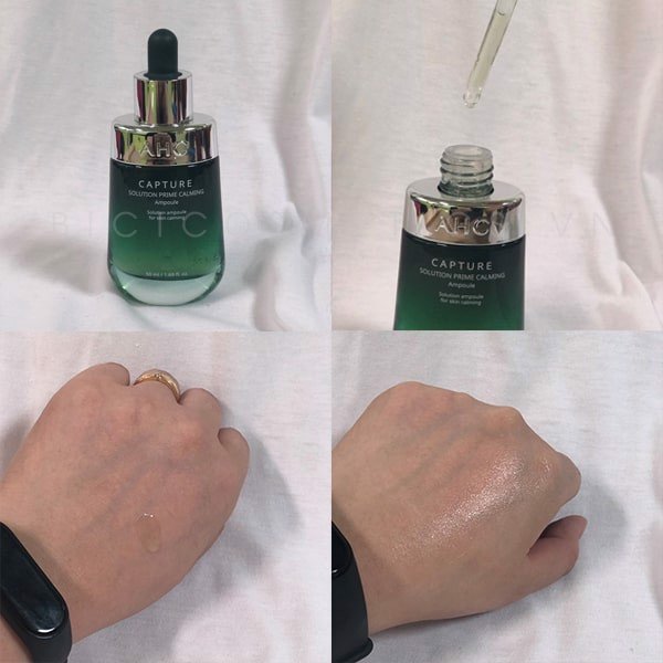 Tinh chất AHC Capture Solution Prime Calming Ampoule 50ml (xanh lá)