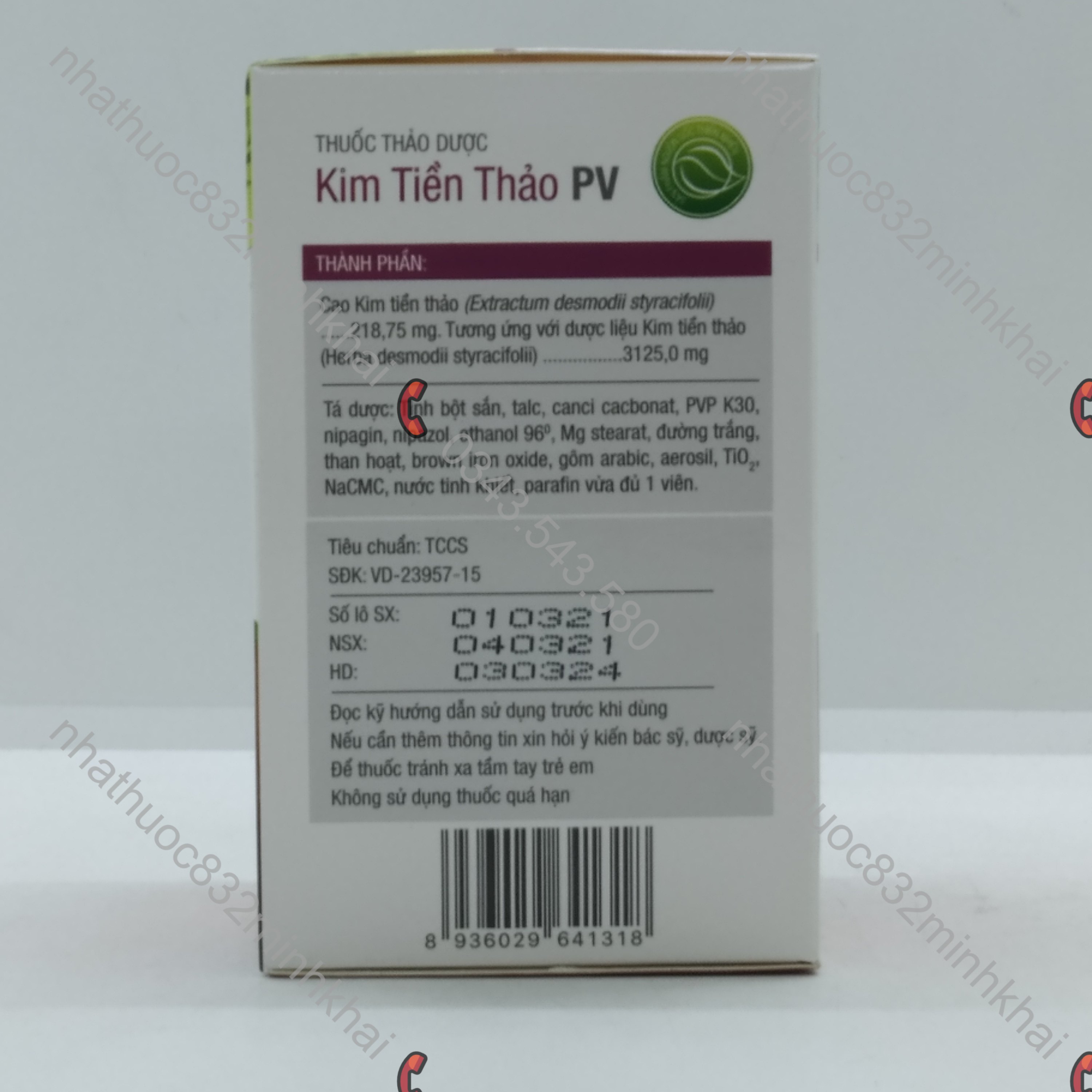 KIM TIỀN THẢO PV lọ 100 viên