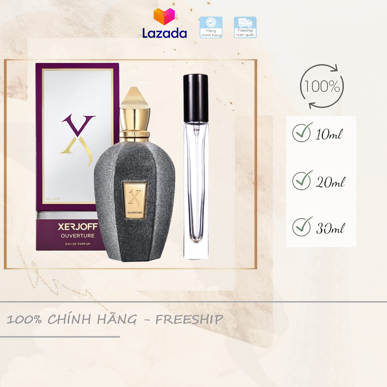 [Chiết 10-20-30ml] Unisex Xerjoff Ouverture