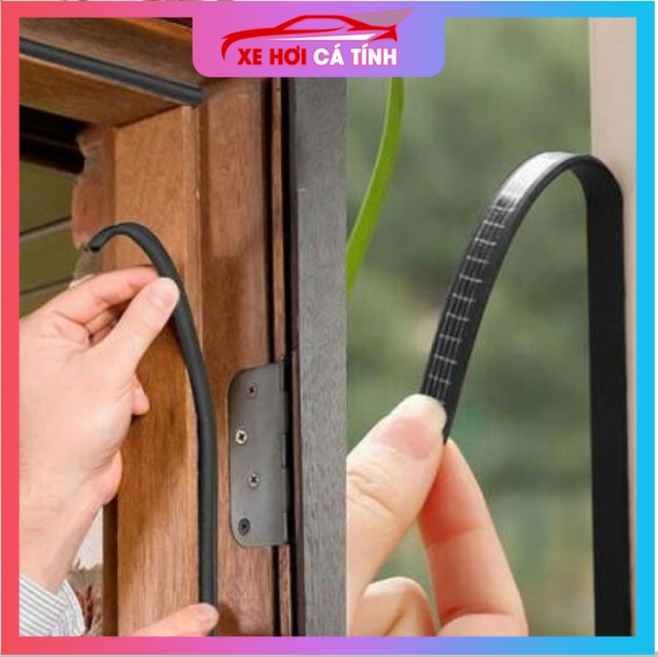 gioăng D, gioăng dán cửa gỗ, gioăng giảm trấn, gioăng chống ồn cánh cửa nhà, gioăng chống bụi, ron D, ron cao su cửa gỗ