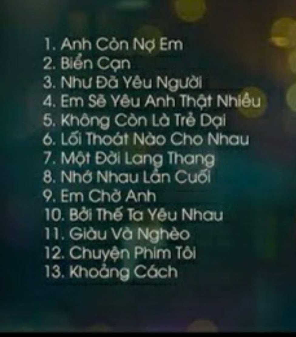 cd  nhạc lossless đàm vĩnh hưng - anh còn nợ em