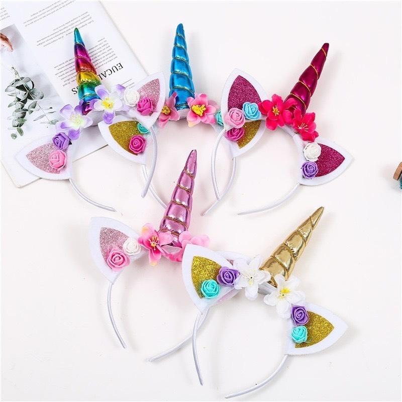 Bờm cài tóc ngựa pony lấp lánh đáng yêu cho bé
