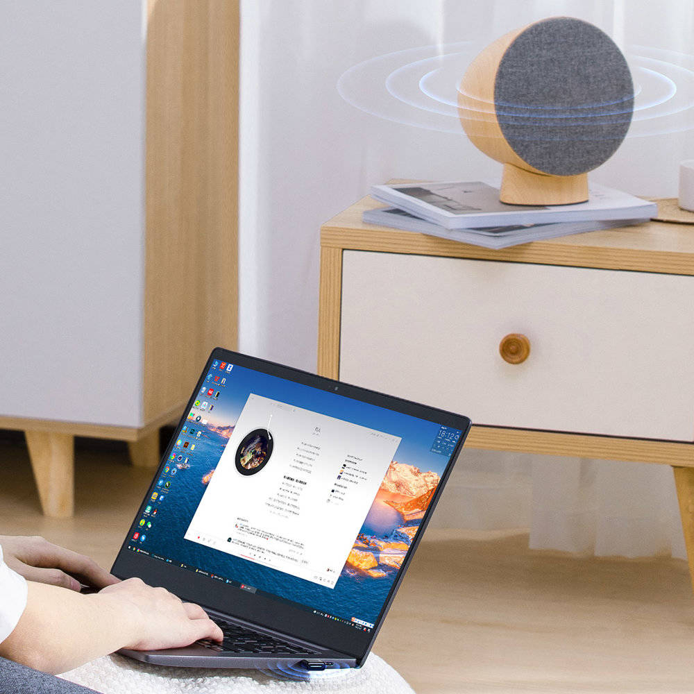 USB chuyển đổi thu phát Bluetooth 5.0 Baseus Wireless Adapter BA04 cho Laptop PC Smartphone máy tính