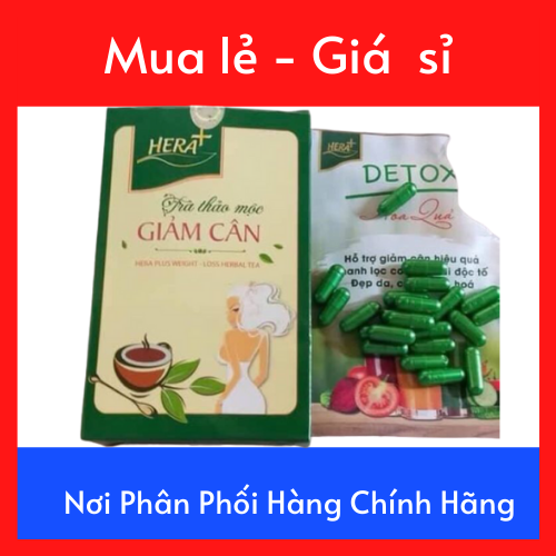 Trà Giam cân Hera Plus dạng viên kèm phiếu bảo hành