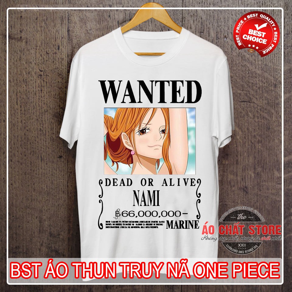 [HCM][VIDEO + ẢNH THẬT] BST ÁO THUN ONE PIECE TRUY NÃ BĂNG MŨ RƠM SIÊU ĐỘC | ÁO LUFFY ONE PIECE WANTED TSHIRT
