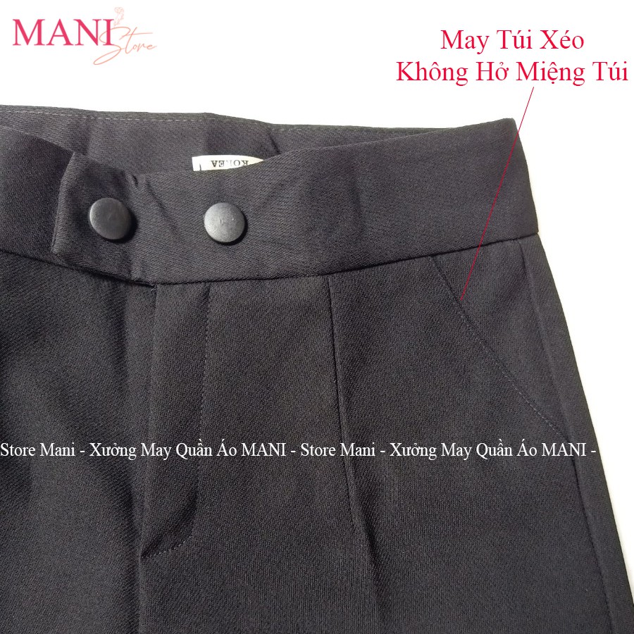 Quần Baggy nữ công sở cạp cao