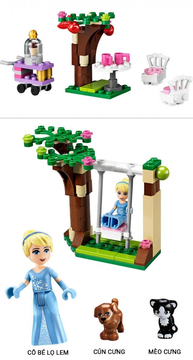 Bộ Lego Lâu Đài Công Chúa Lọ Lem (689 PCS)